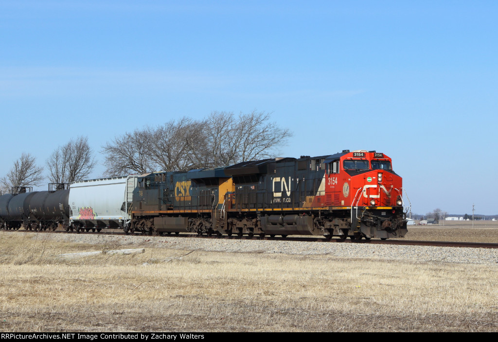 CN 3154 CSX 749